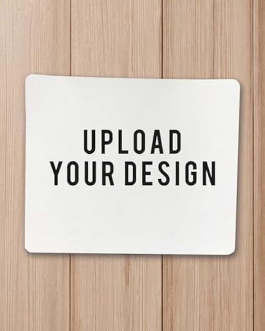 Personalized Custom Mouse Pad – 4 Pack 8 x 9 inch Non-Slip Rubber Base Eco-Friendly Mat Desk Mousepad Keyboard Customized Photo Design Text Name Picture Gift (MPS51, 8 X 9 Inches)