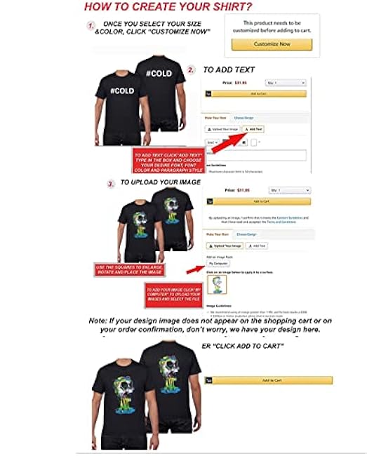Custom T Shirts for Women Design Your Own Shirt Add Text/Image/Logo Personalized Cotton Tee Printed Photo Front/Back - Image 4