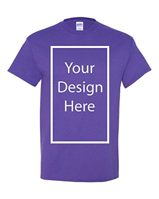 Add Your Own and Text Design Custom Personalized Adult T-Shirt Tee - Image 49