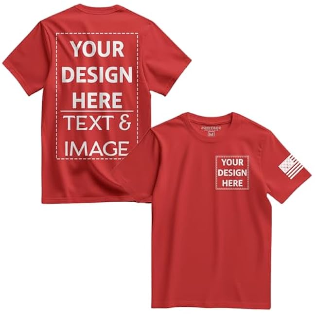 Custom Shirts for Men, Custom Shirt Unisex Fit Mens & Womens, Customized Tshirt Design Your Own Black - Image 5