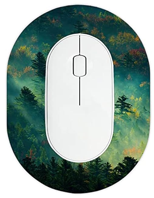 Small Mouse pad mall, only Takes up Wrist and Mouse Space, Washable Non-Slip Rubber Base, Office, Travel, Small Space, Creative Design 6x8 inches