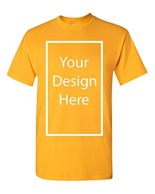 Add Your Own and Text Design Custom Personalized Adult T-Shirt Tee - Image 20