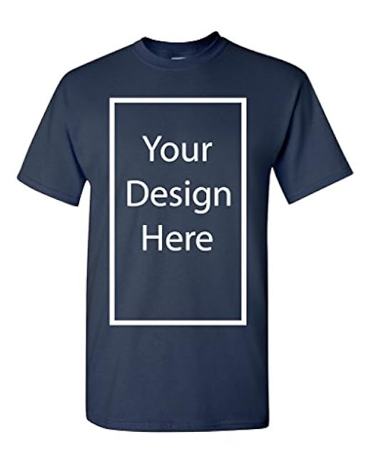 Add Your Own and Text Design Custom Personalized Adult T-Shirt Tee - Image 33