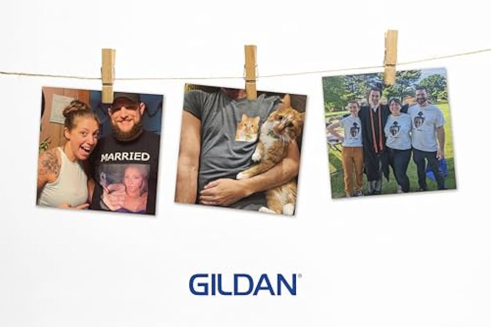 Gildan Custom T-Shirts - Personalized Unisex Crewneck Tee Shirt - Customize Your Image, Text & Photo - Men Women Adult - Image 7
