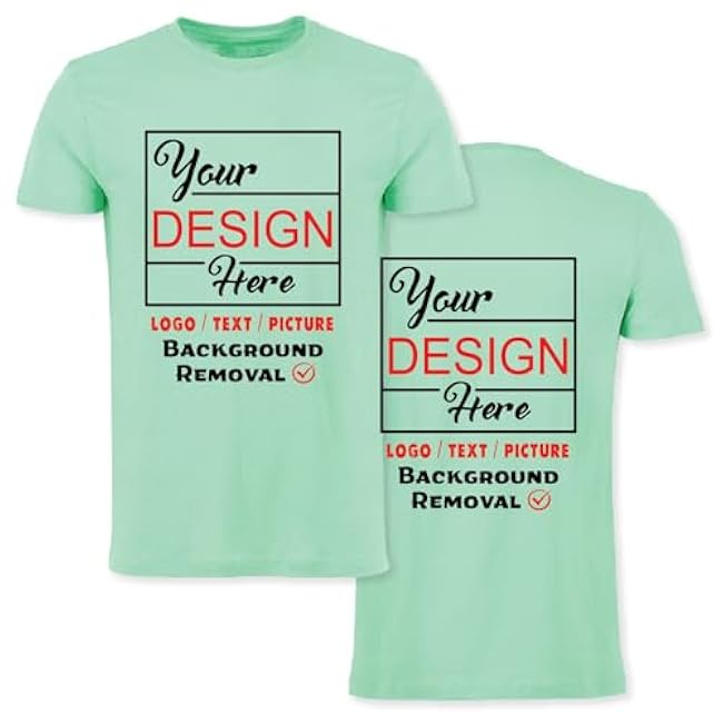 Personalized Image/Text for Your Company/Wedding/Greetings with Digital Printing | Unisex Adult | Custom T-Shirt - Image 10