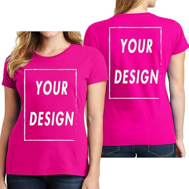 Custom T Shirt for Men Women Design Your Own Front Back Print Personalized T-Shirts - Image 27