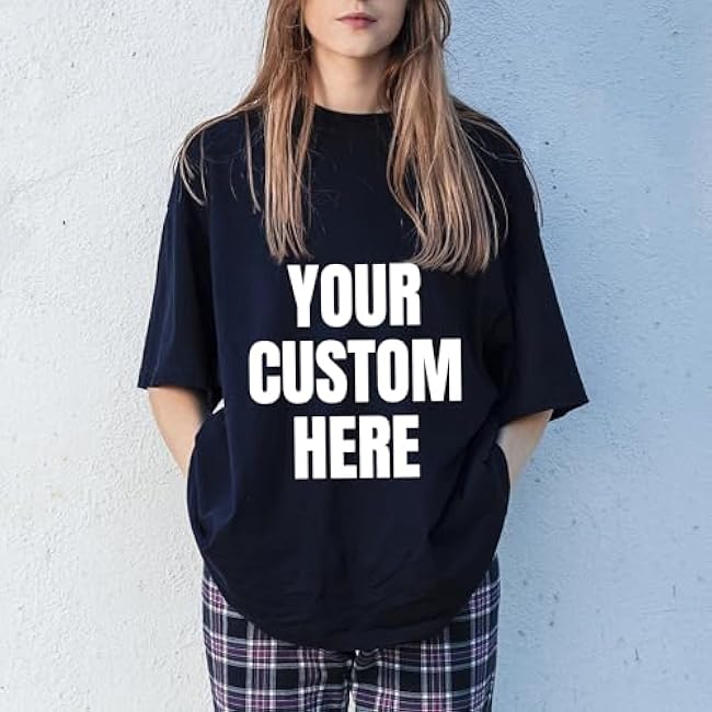 Custom T Shirts for Men/Women Personalized Unisex Tee Shirt Printed Photo Front/Back - Image 2