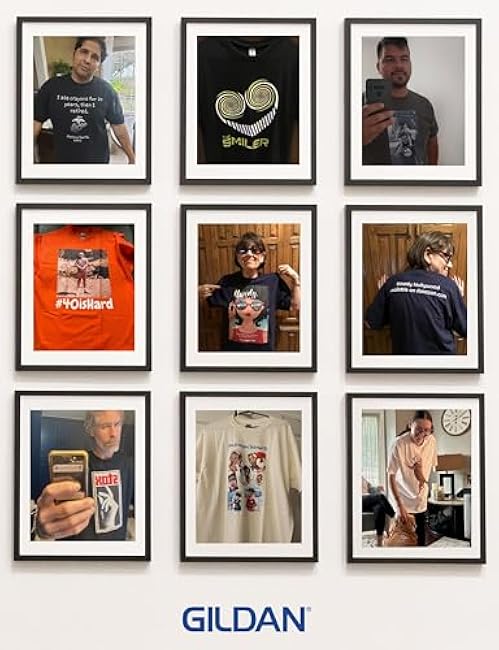 Gildan Custom T-Shirts - Personalized Unisex Crewneck Tee Shirt - Customize Your Image, Text & Photo - Men Women Adult - Image 2