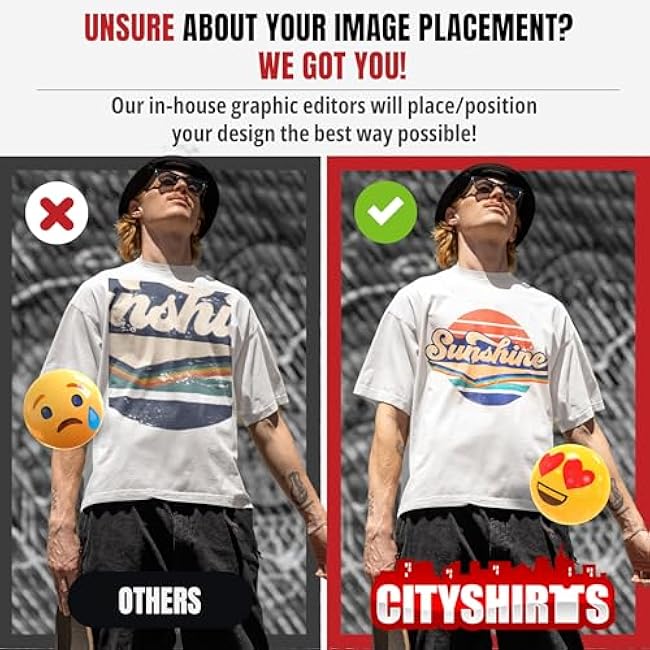 Add Your Own and Text Design Custom Personalized Adult T-Shirt Tee - Image 5