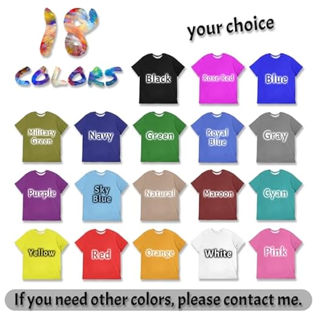 Custom T Shirts Design Your Own Bulk Customized T Shirts Unisex Personalized T Shirts Tee Add Text Logo Photo - Image 3