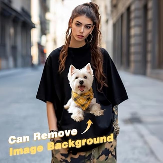 Custom T-Shirts Add Picture Photo Logo Text for Men Women Personalized Custom Tee Shirt Gifts Create Your Own Shirt, Black/White, M-3XL - Image 6
