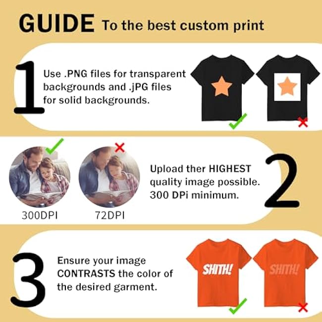 Custom T Shirts for Men，Custom T Shirts Design Your Own，Personalized T Shirts Customized Tee Gifts Add Photo Logo Text - Image 5