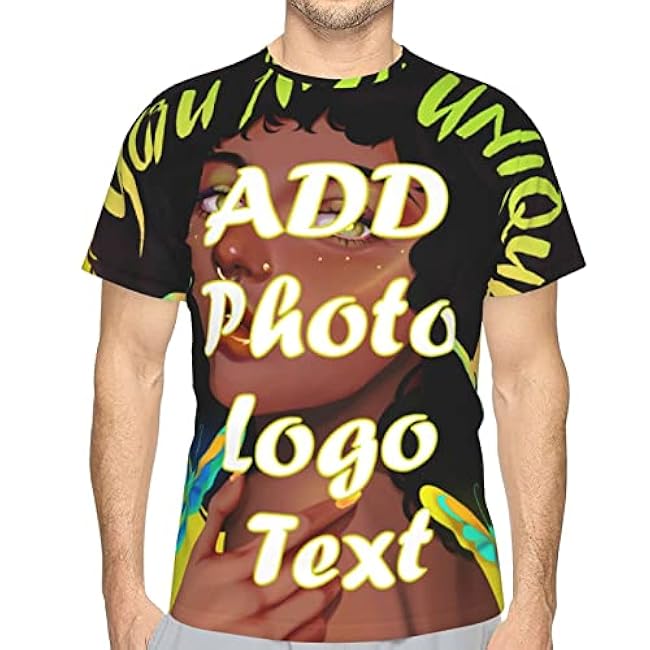 Unisex 3D Custom T Shirts Double-Sided Design Personalized Short Sleeve Tee for Men Women Youth Design Your Own Shirt - Image 2