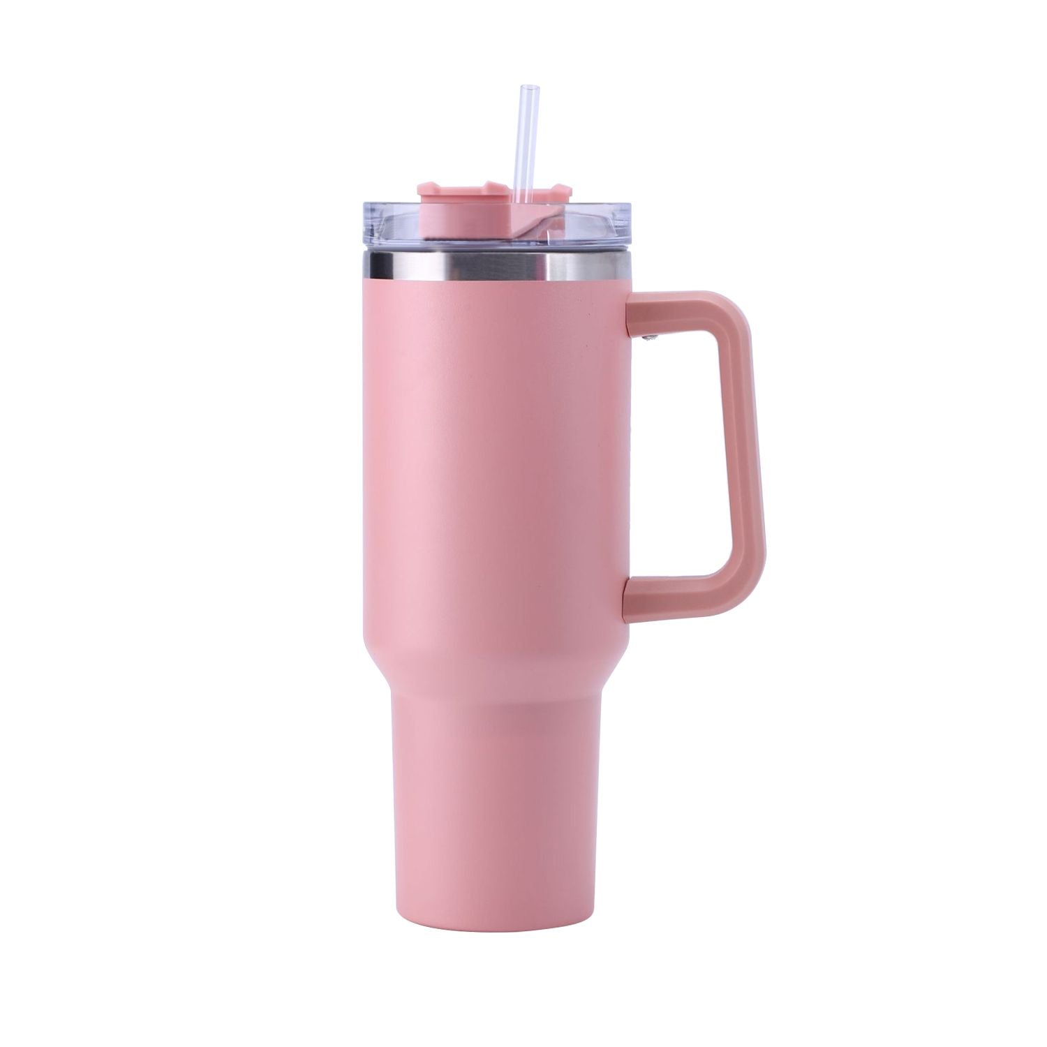 30OZ Straw Coffee Insulation Cup With Handle Portable Car Stainless Steel Water Bottle LargeCapacity Travel B PA F ree Thermal Mug
