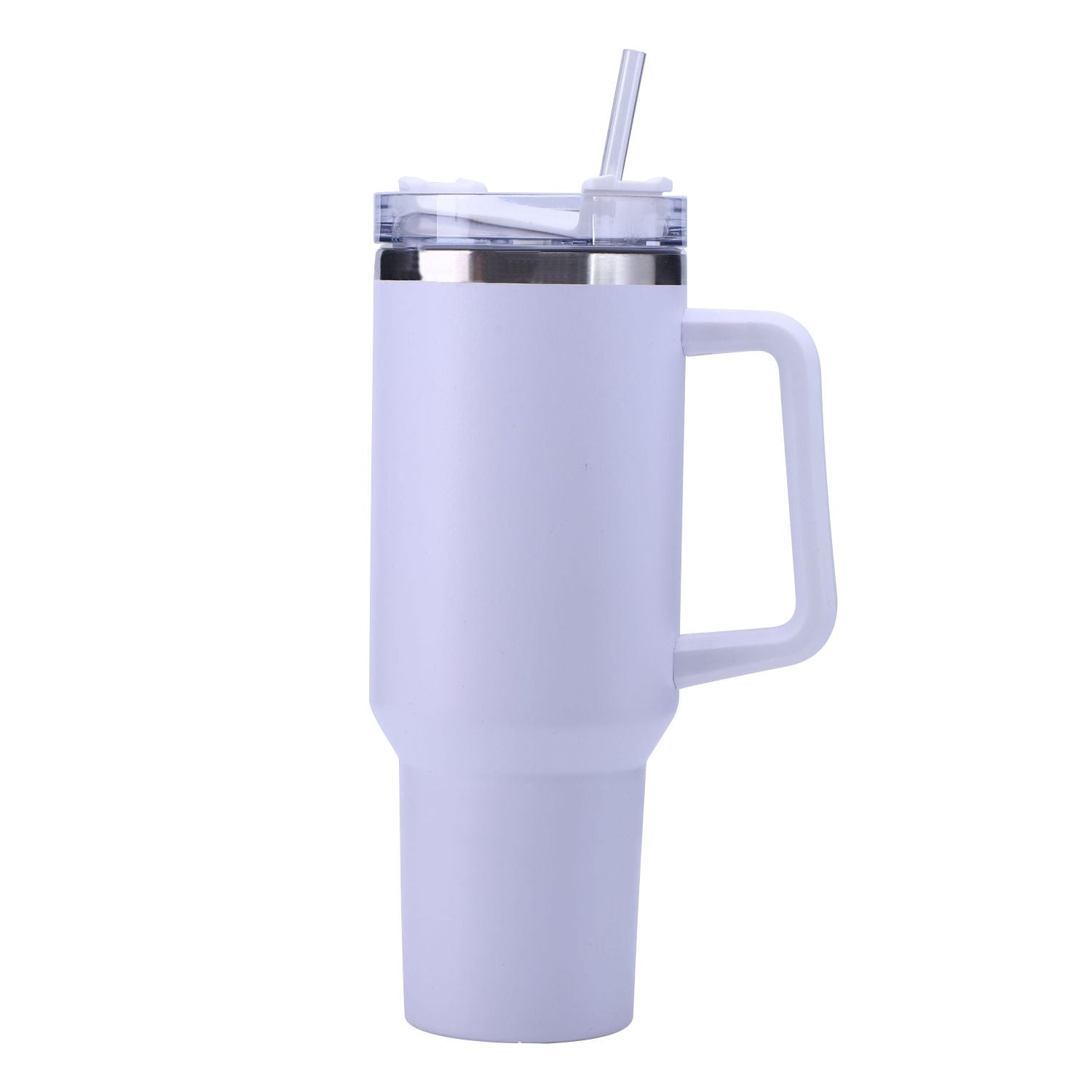 30OZ Straw Coffee Insulation Cup With Handle Portable Car Stainless Steel Water Bottle LargeCapacity Travel B PA F ree Thermal Mug